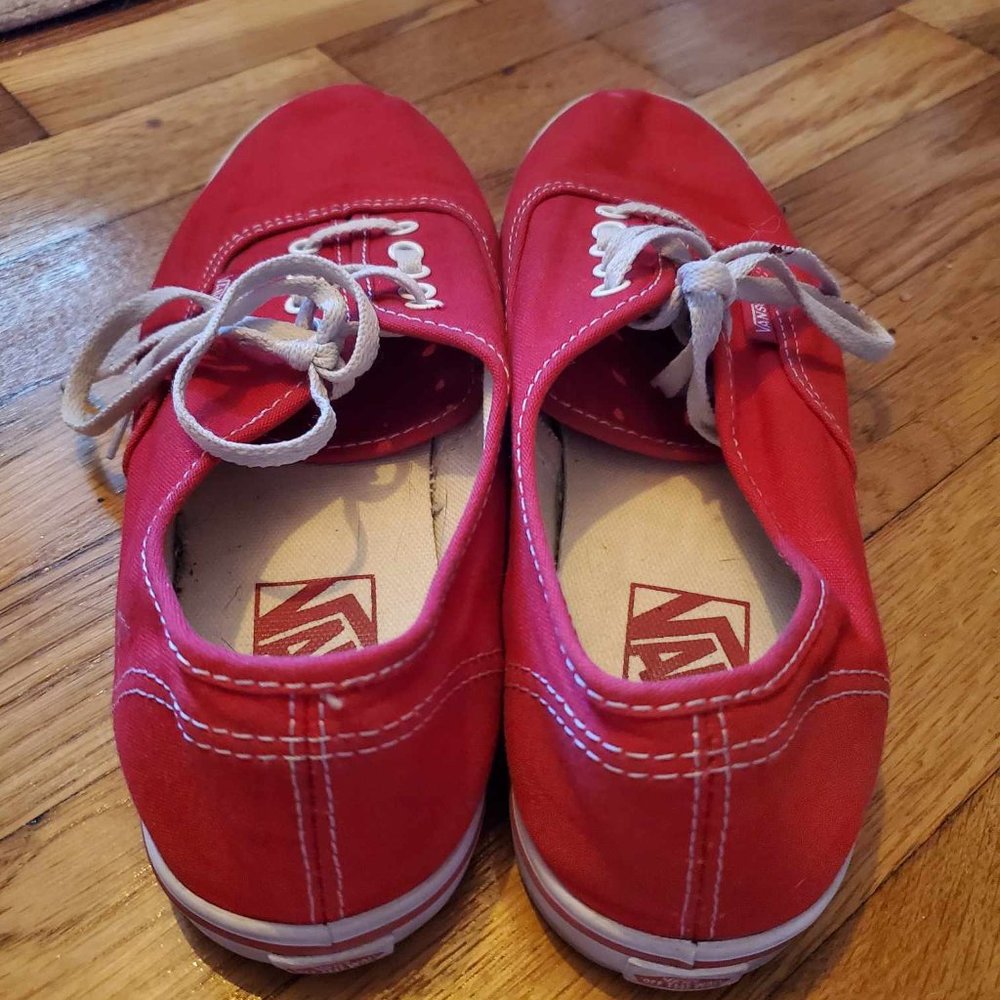Red Vans - Picture 3 of 6